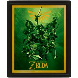 Постер 3D The Legend Of Zelda