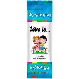 Жевательное драже Love is со вкусом тутти-фрутти