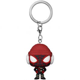 Брелок Funko POP! Pocket Keychain. Spider-Man: Miles Morales (Winter Suit)