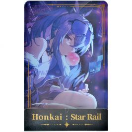 Акриловый стенд Honkai! Star Rail. Incessant Rain: Silver Wolf