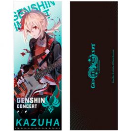 Памятный билет Genshin Impact. Online Concert Lazer Cut Commemorative Ticket: Kaedehara Kazuha