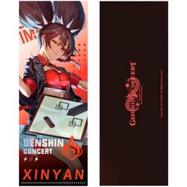 Памятный билет Genshin Impact. Online Concert Lazer Cut Commemorative Ticket: Xinyan