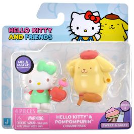 Набор фигурок Hello Kitty & Pompompurin